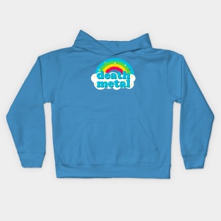 Death Metal Cute Rainbow Kids Hoodie